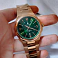 Relógio dourado e verde em aço inoxidável Sapphero - Excelente condição. - Thumbnail 24