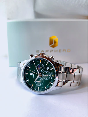 Relógio de Luxo SAPHEERO Green Seasons Imaculado