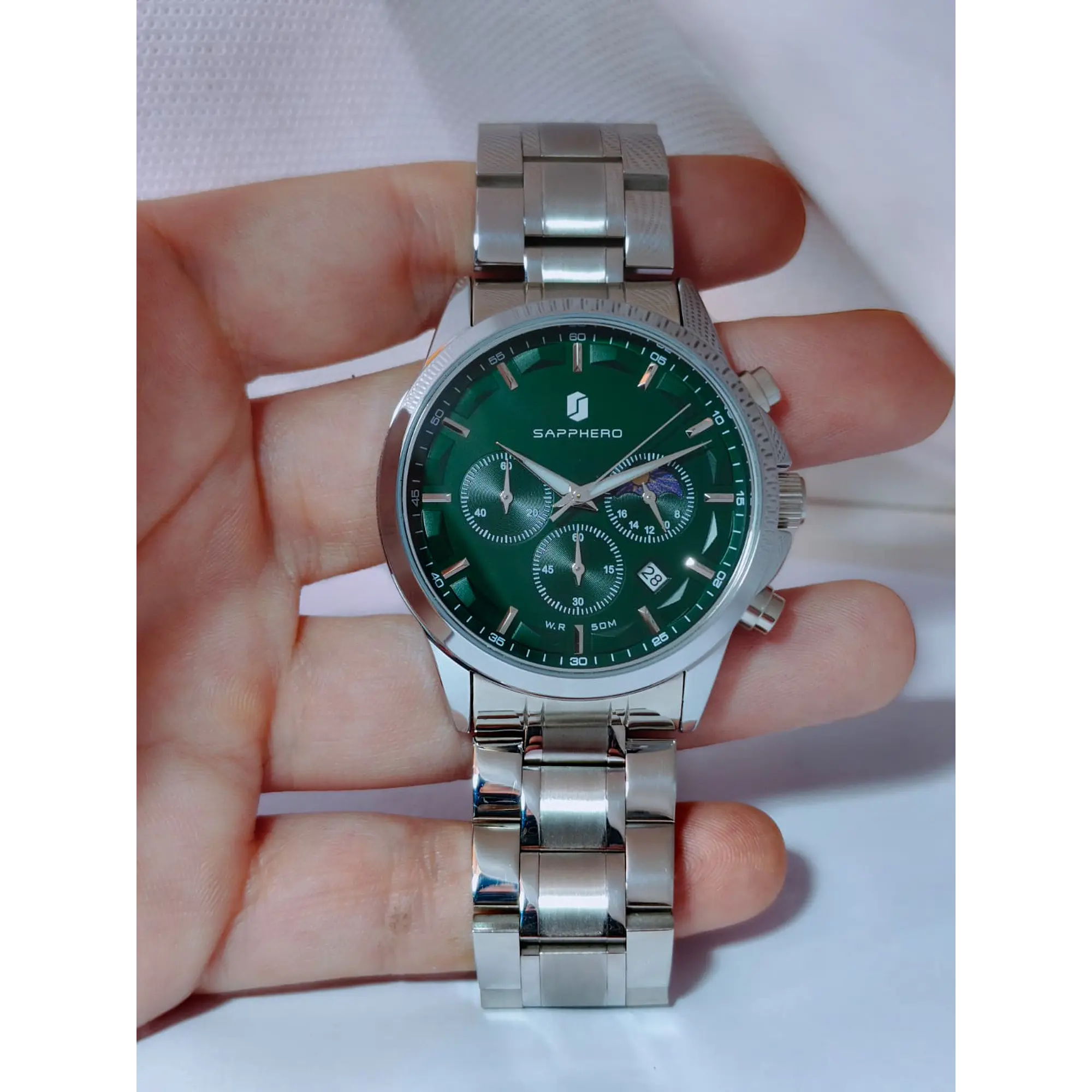 Relógio de Luxo SAPHEERO Green Seasons Imaculado 12