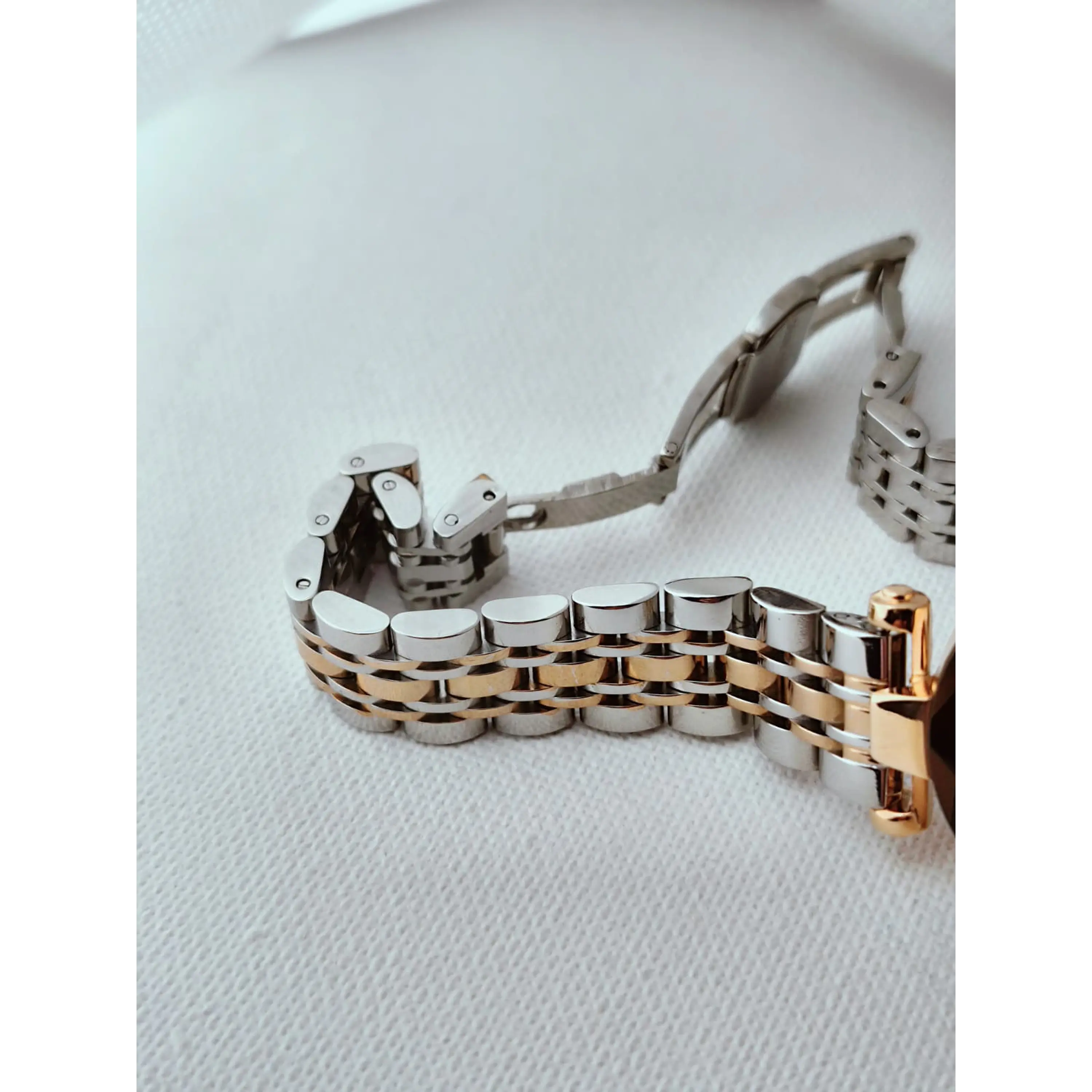 Relógio Feminino 30mm Aço 316L Champanhe 14