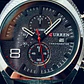 Relógio Quartz Masculino em Aço Inóxidável e Couro - Curren Midnight - Thumbnail 2