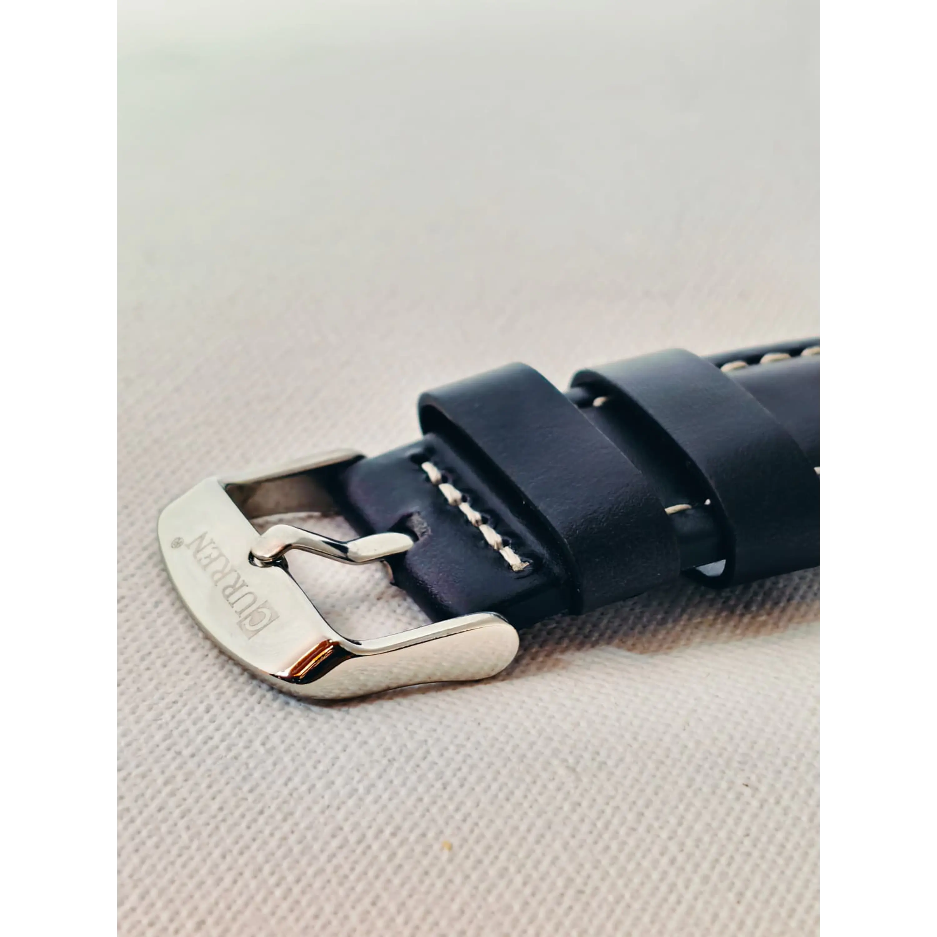 Relógio Quartz Masculino em Aço Inóxidável e Couro - Curren Midnight 6
