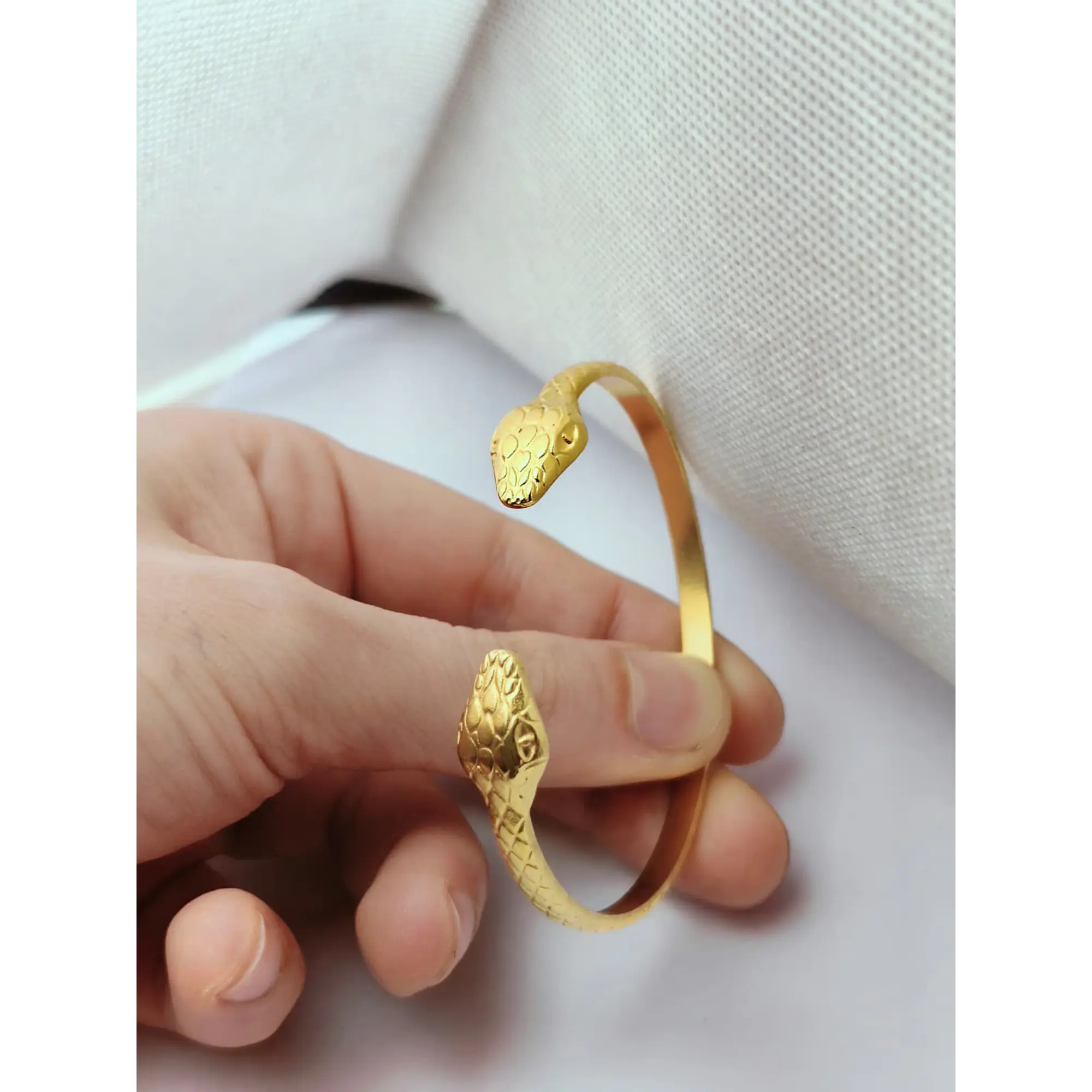 Pulseira Redimensionável Gold Snake - Imaculada. 5