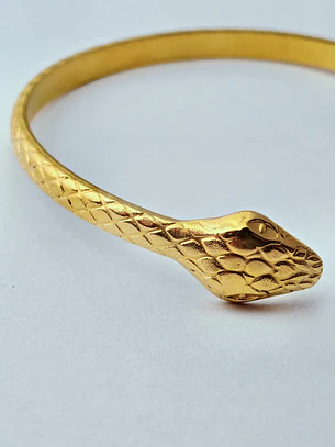 Pulseira Redimensionável Gold Snake - Imaculada.