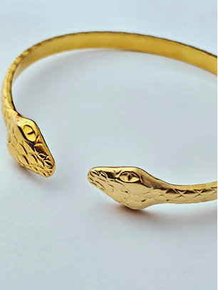 Pulseira Redimensionável Gold Snake - Imaculada.
