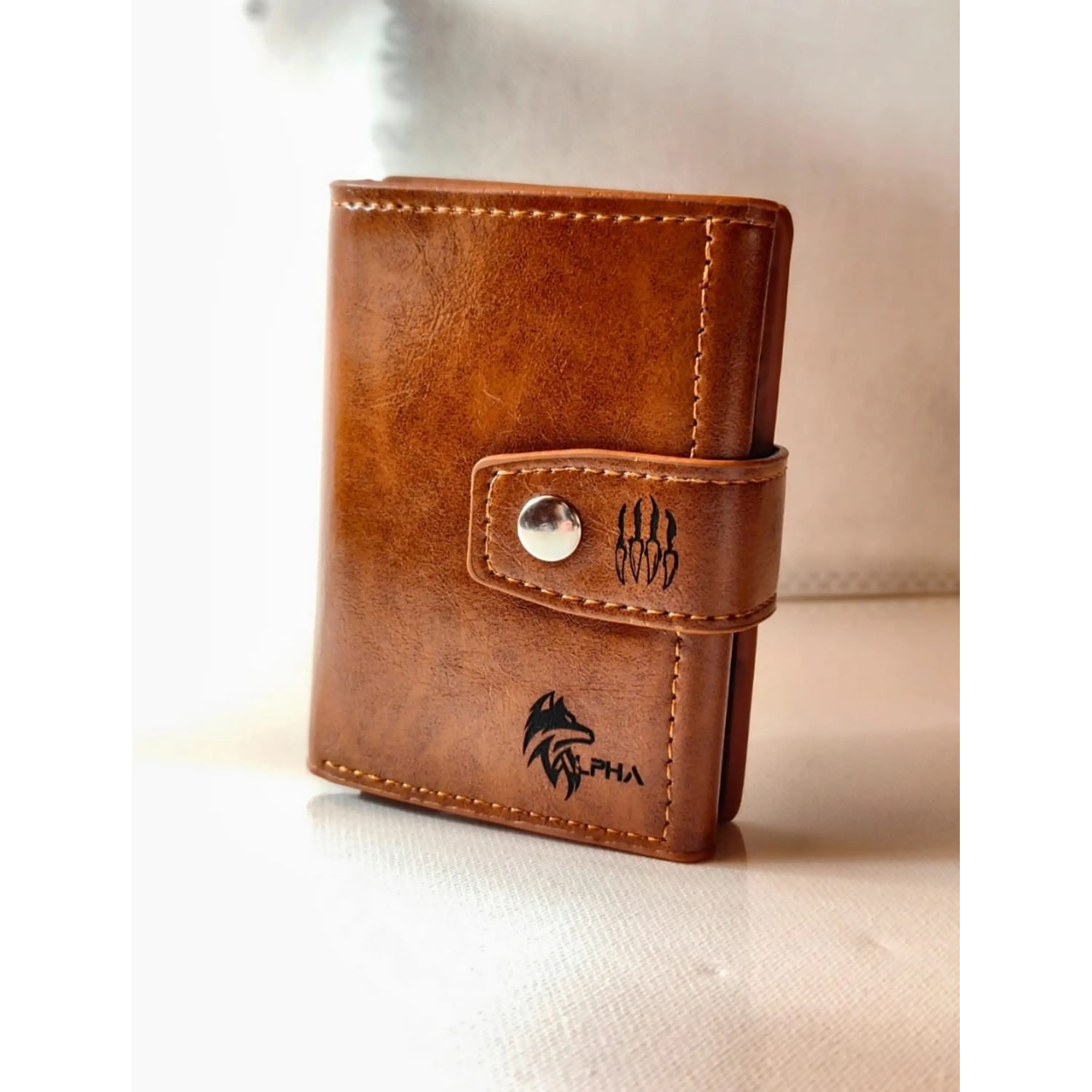 Carteira Porta-Cartões Compacta (Rfid) - ALFA Brown 1