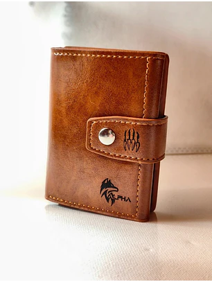 Carteira Porta-Cartões Compacta (Rfid) - ALFA Brown