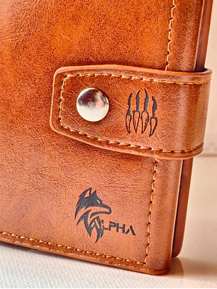 Carteira Porta-Cartões Compacta (Rfid) - ALFA Brown