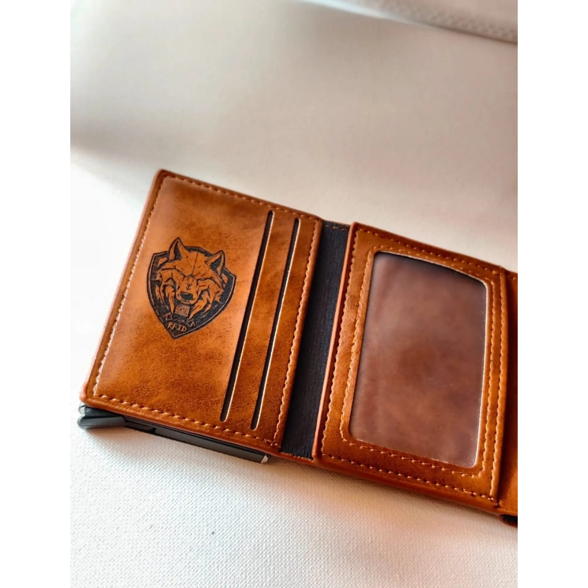 Carteira Porta-Cartões Compacta (Rfid) - ALFA Brown 9
