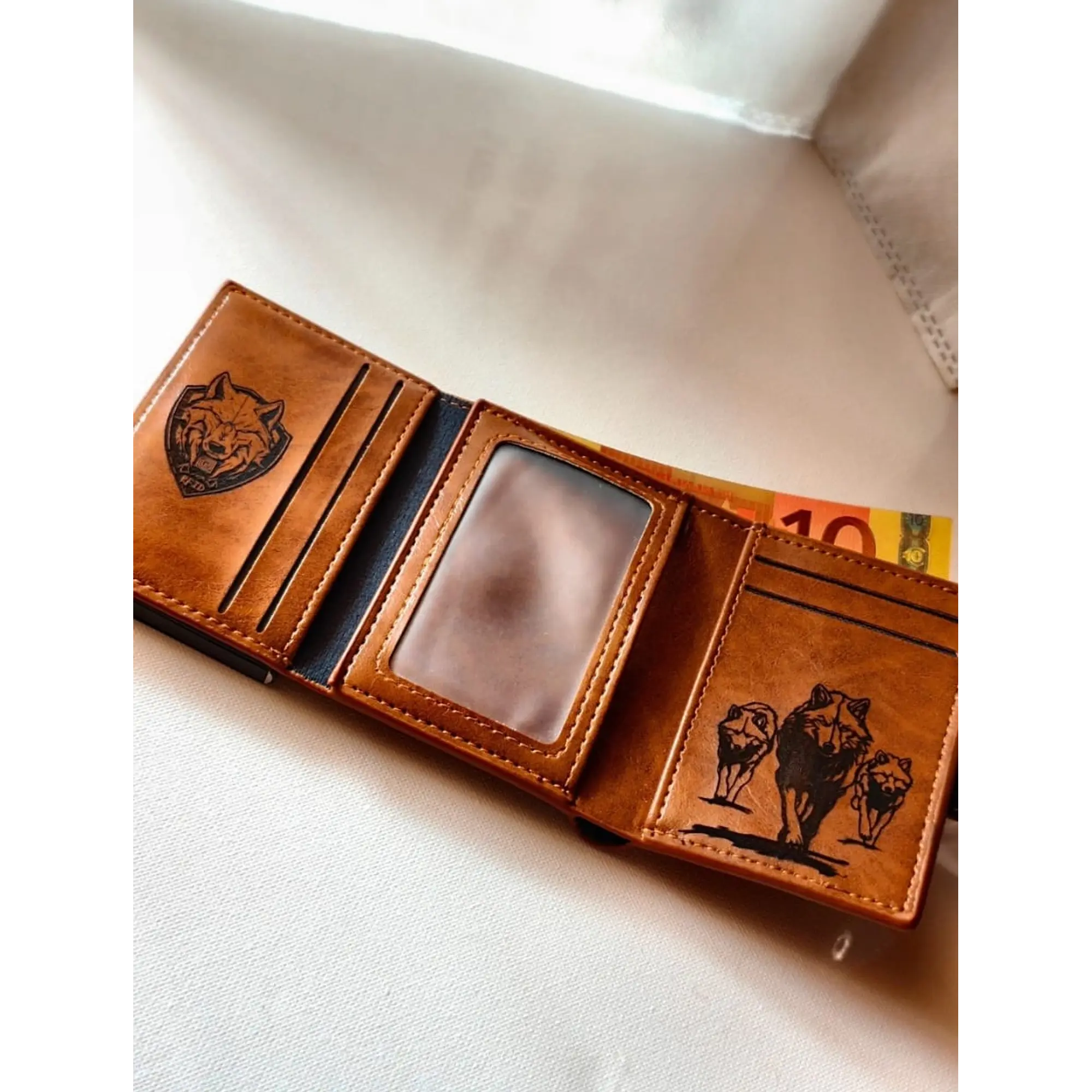Carteira Porta-Cartões Compacta (Rfid) - ALFA Brown 11