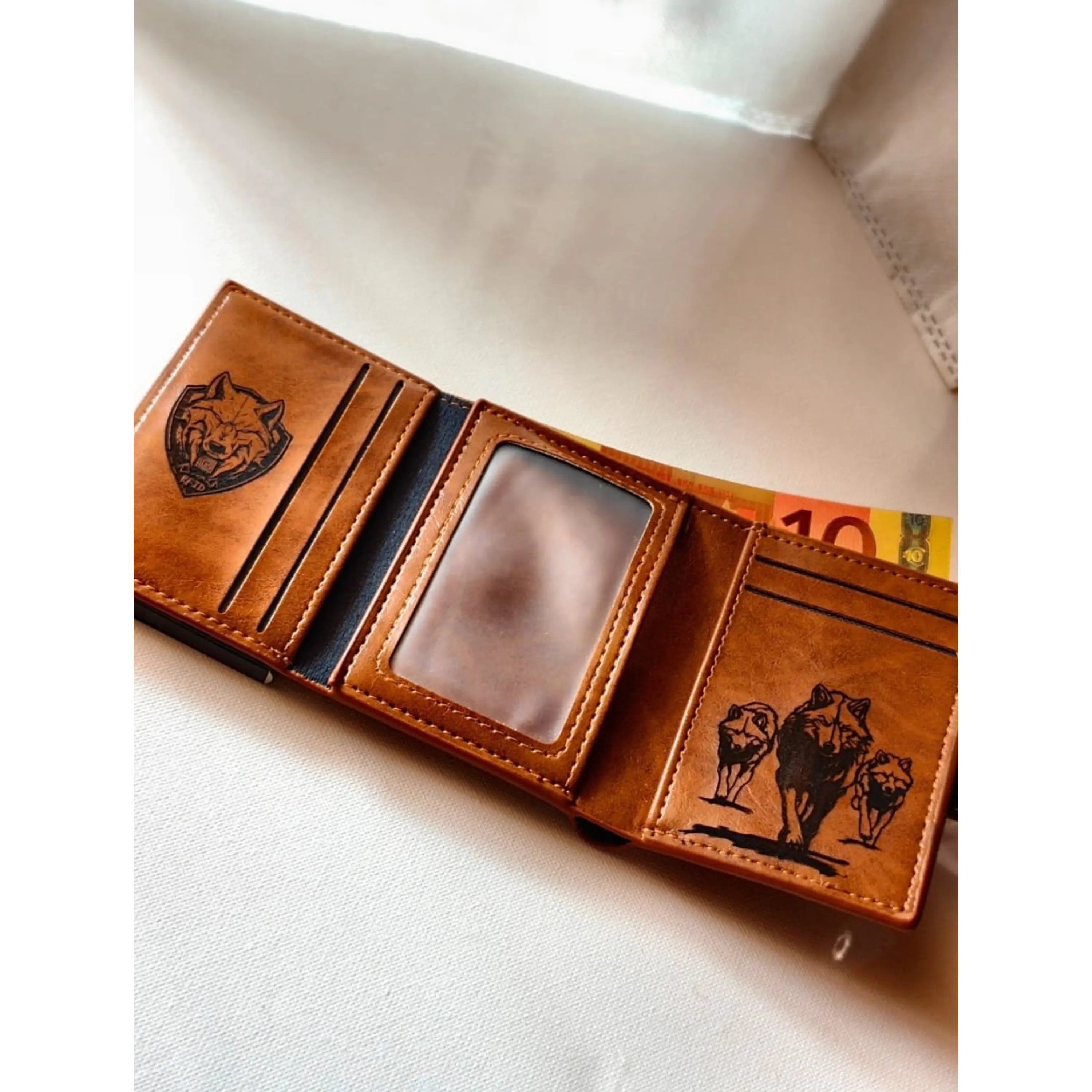 Carteira Porta-Cartões Compacta (Rfid) - ALFA Brown 11