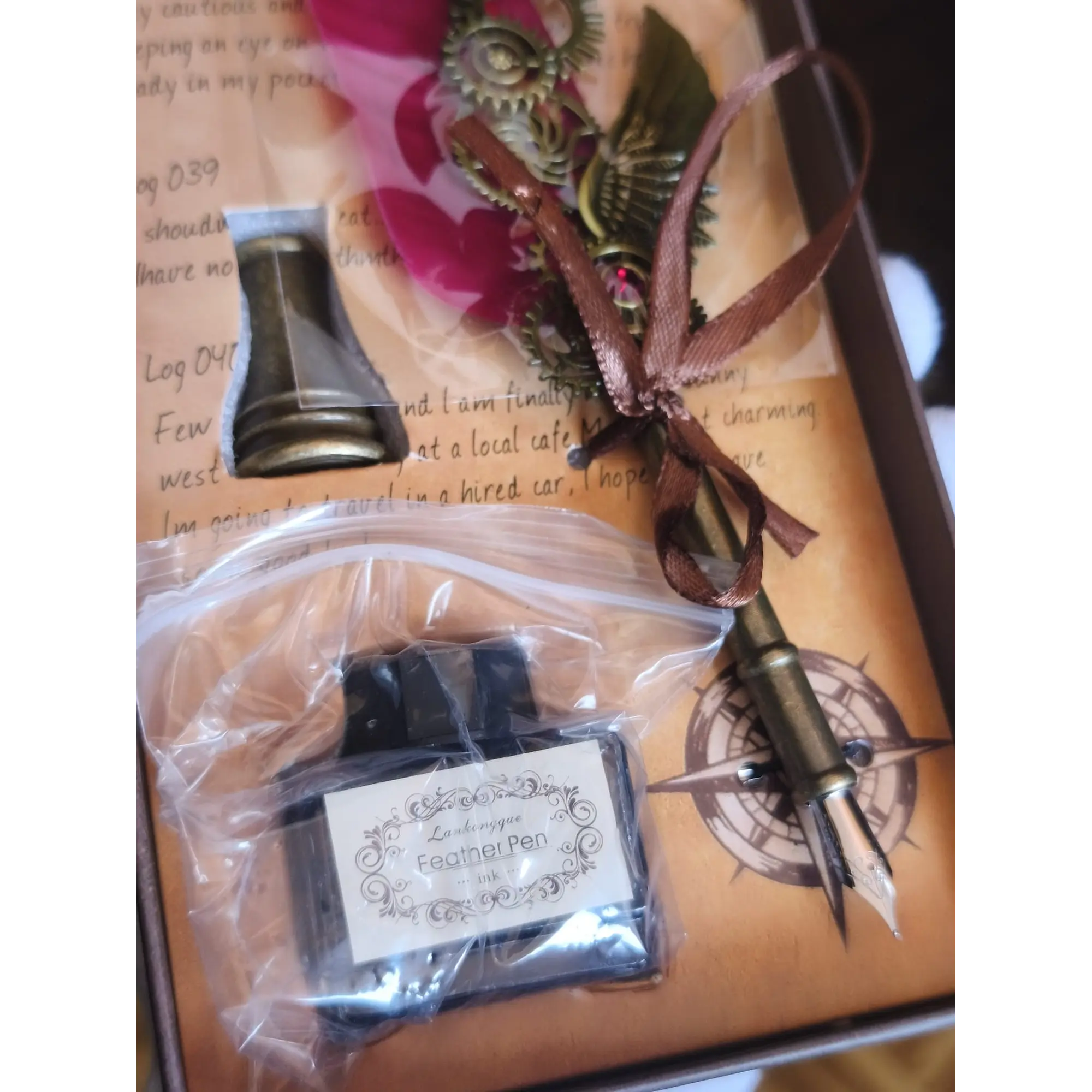 Conjunto de Caligrafia Impecável - full extras - Vermelho 5