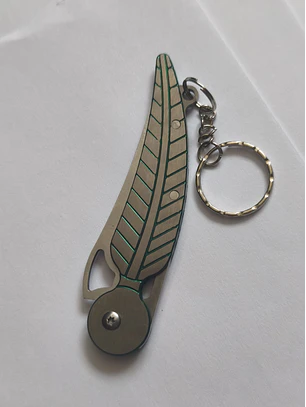 Canivete Porta Chaves, LEAF - 17 cm