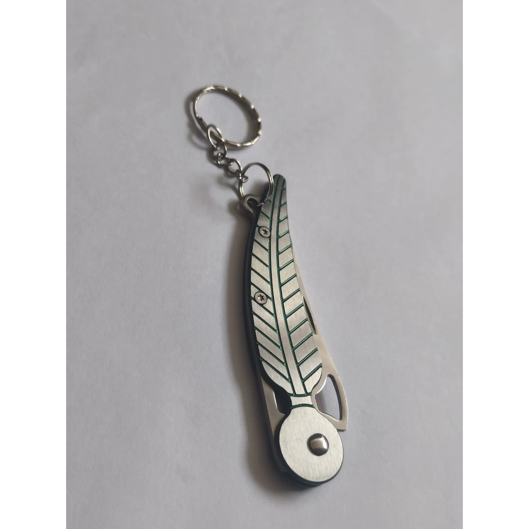 Couteau de poche avec porte-clés, LEAF - 17 cm 5