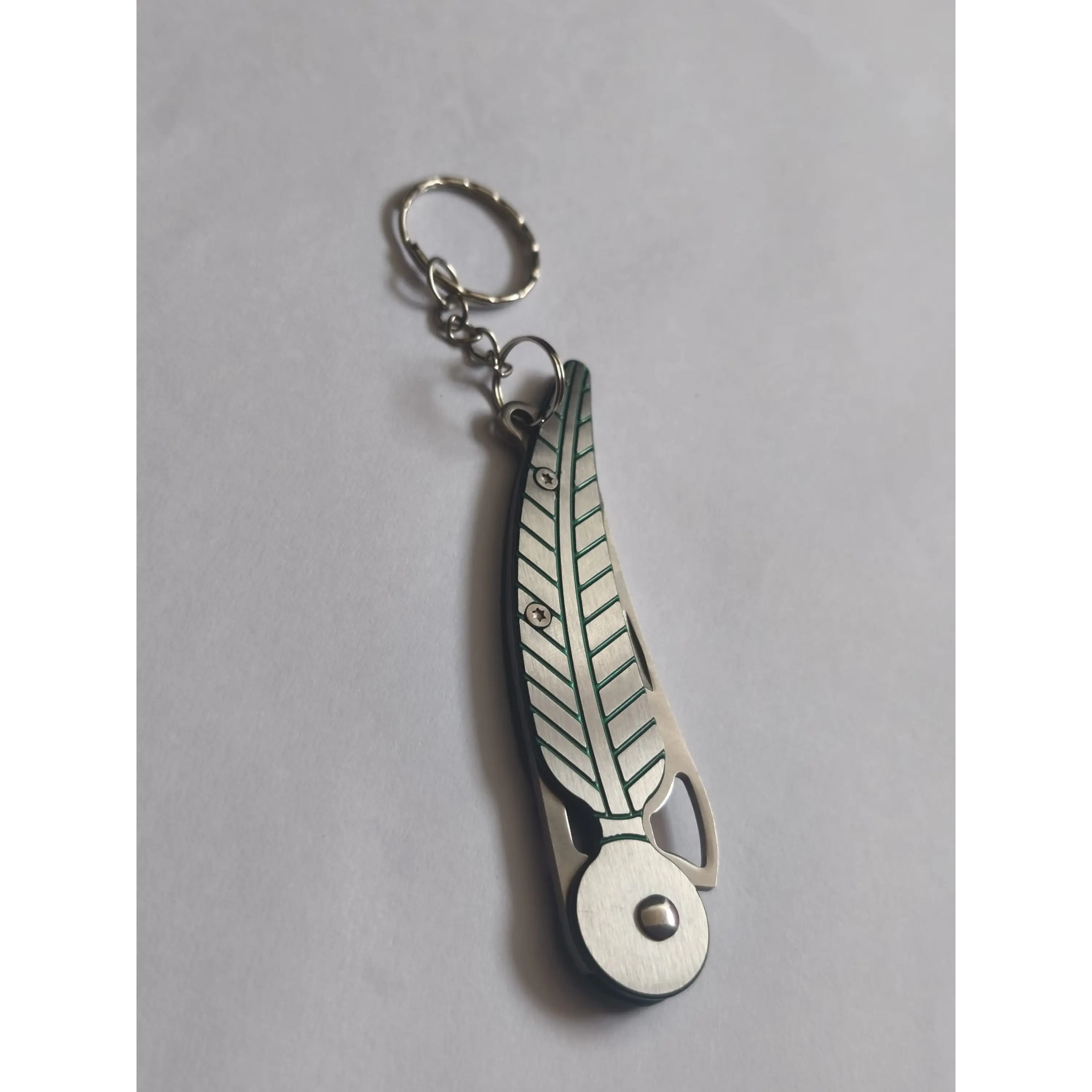 Couteau de poche avec porte-clés, LEAF - 17 cm 5