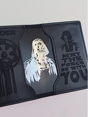 Carteira Star Wars Personalizada. Modelo Único