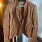 Casaco Couro Verdadeiro Carrie Hoxton London - Brown - Thumbnail 2