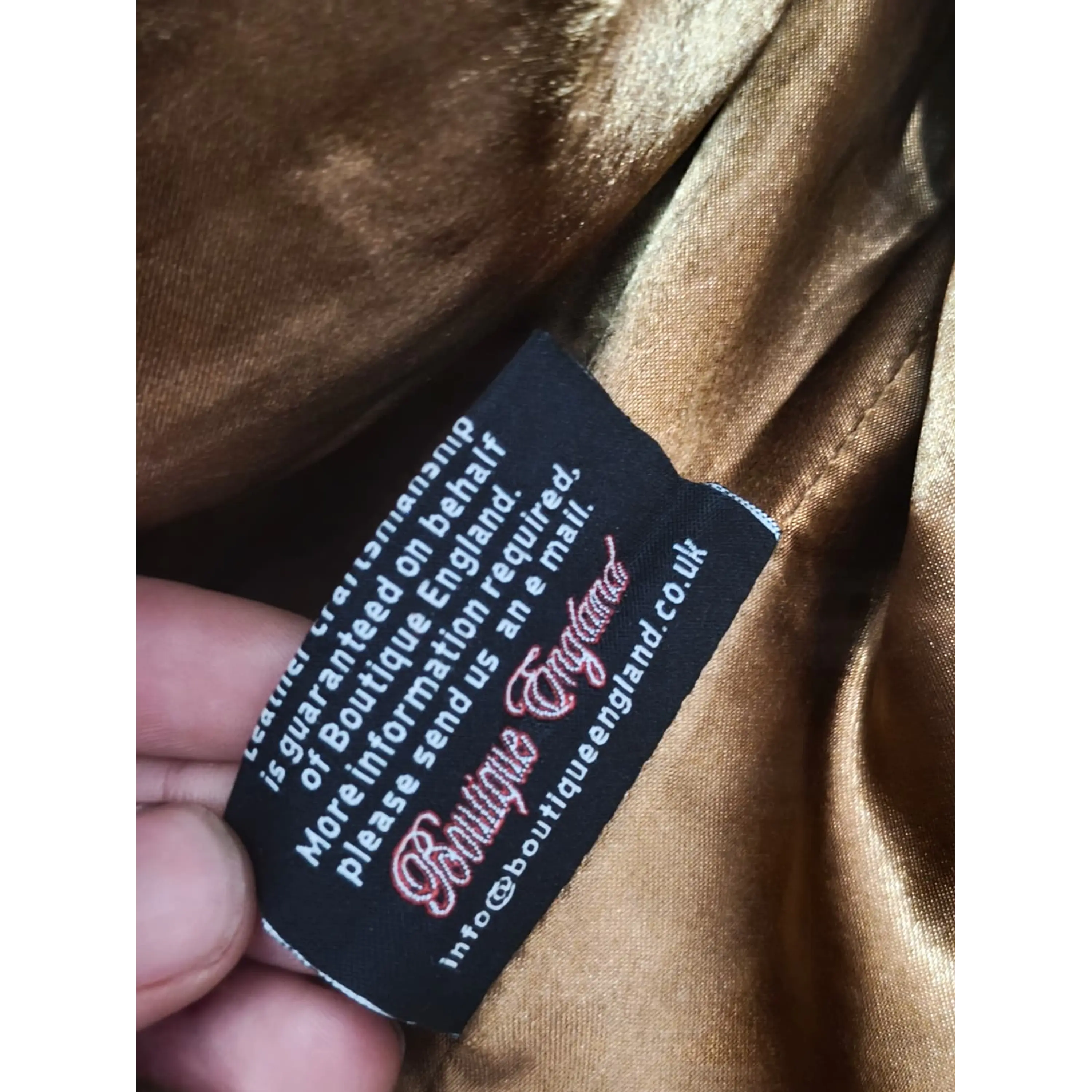 Casaco Couro Verdadeiro Carrie Hoxton London - Brown 8