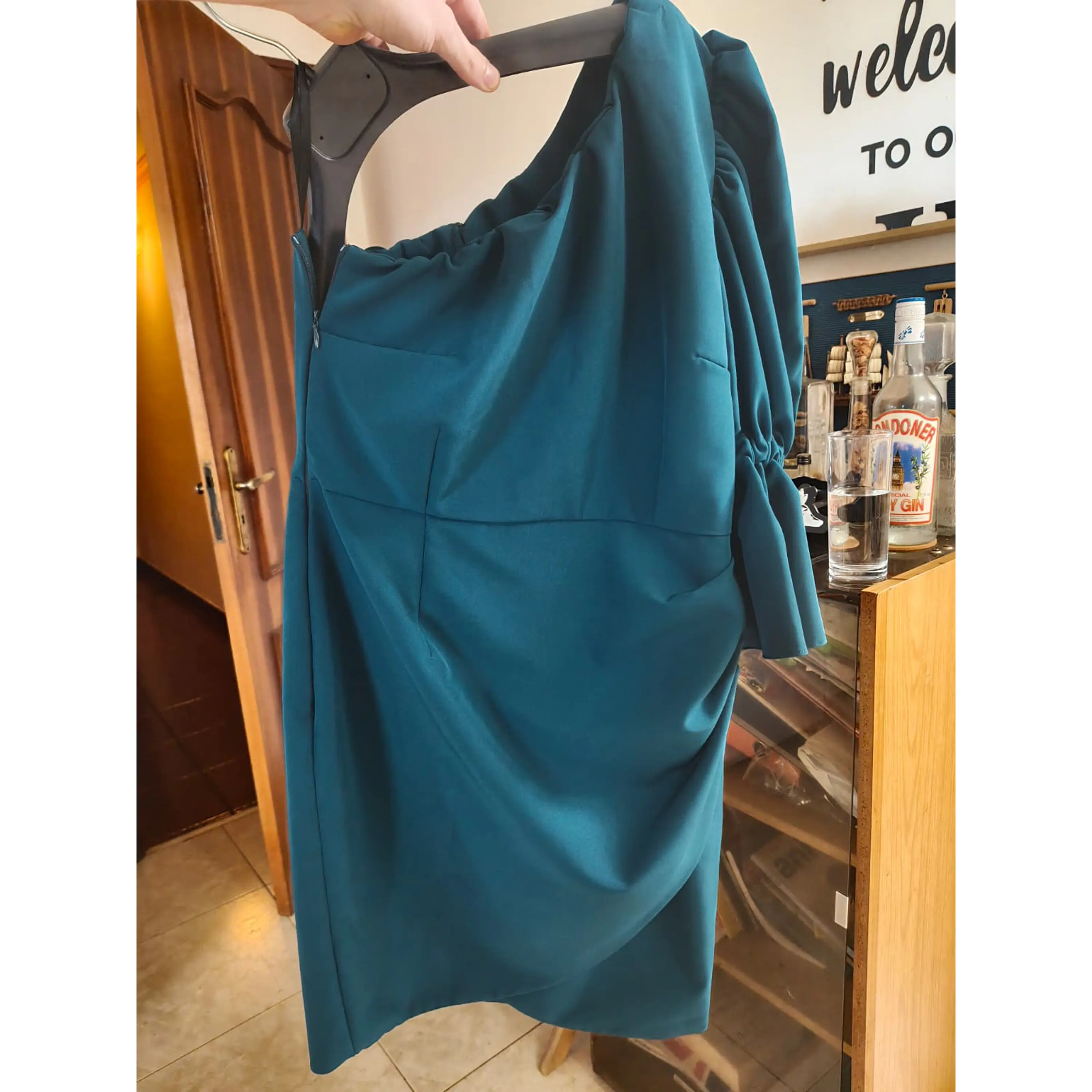 Vestido de Gala - Elegância em Verde-Petróleo - MAUÎ Original 8