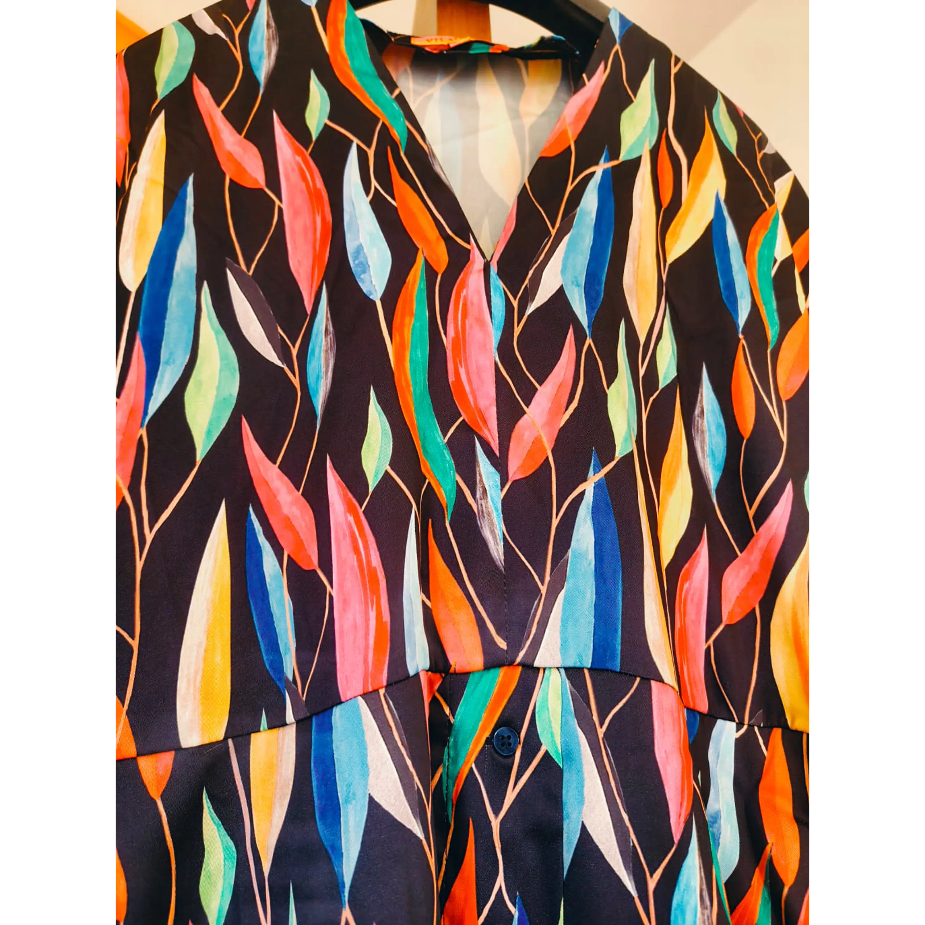 Vestido Midi Estampado Vilagallo - Tamanho 40 - 100% Original 8