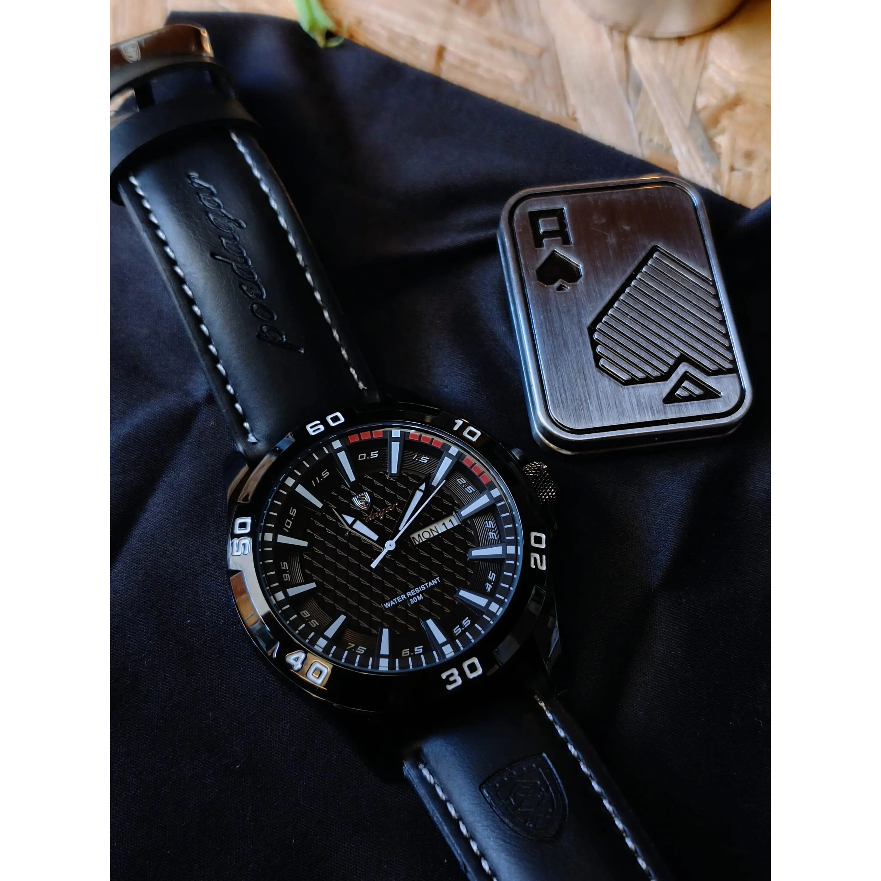 Relógio Masculino Esportivo e Sofisticado - BLACK 1