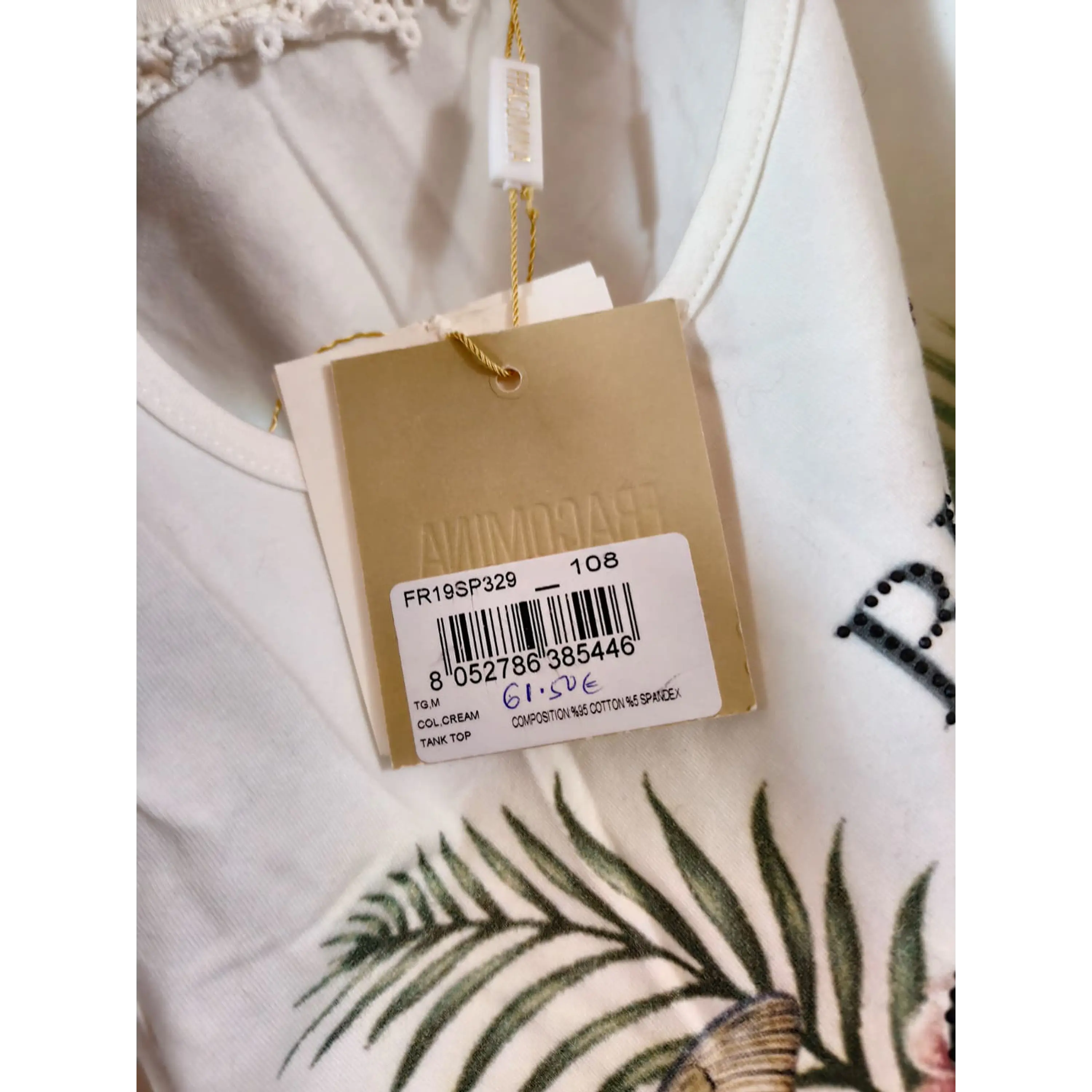 Top / Tank Top Fracomina Jeans (Novo com Etiqueta) – Tamanho M 8