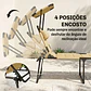 Espreguiçadeira de Jardim com Toldo Ajustável Confort - Thumbnail 7