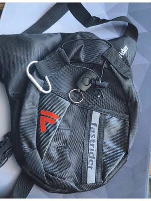 Mala de cintura e perna motard Fast Rider - Impecável