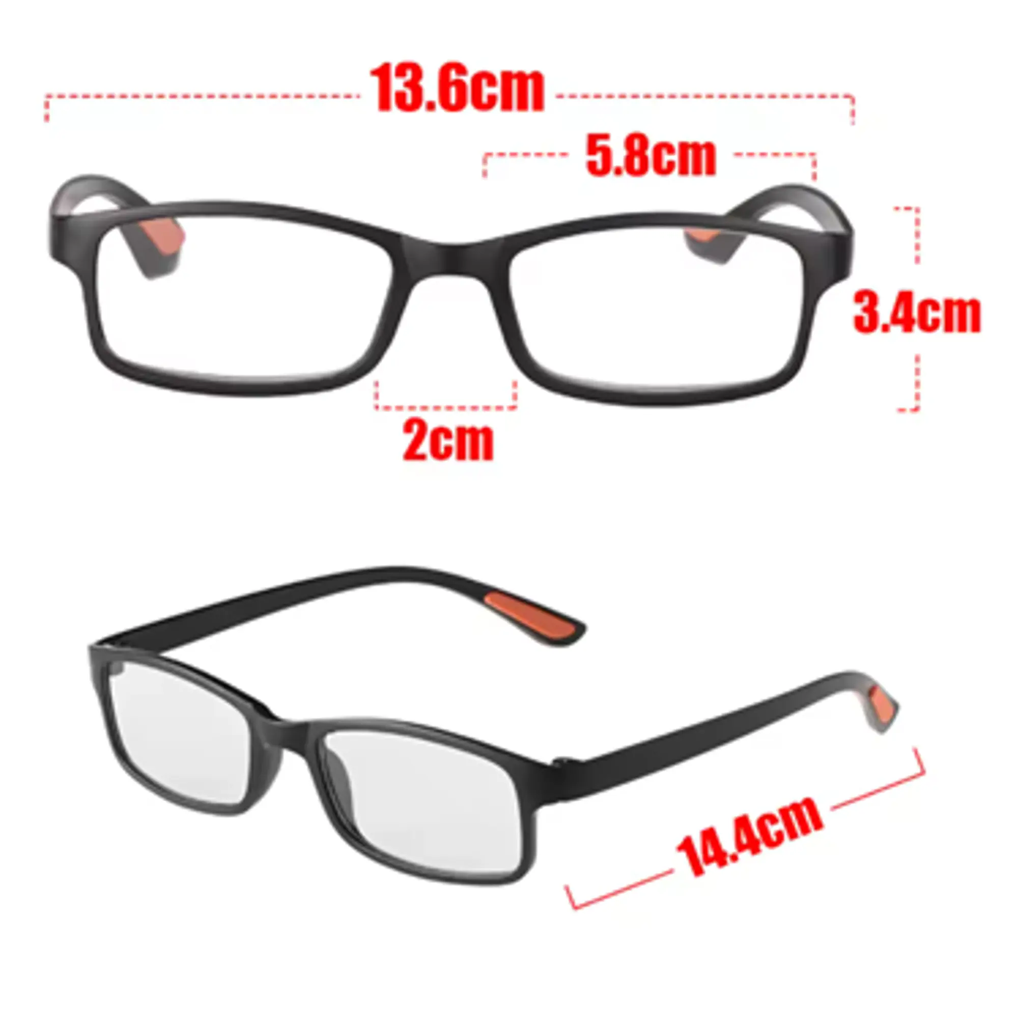 Lunettes de lecture +2 Flexibles et légères - Comme neuves. 2