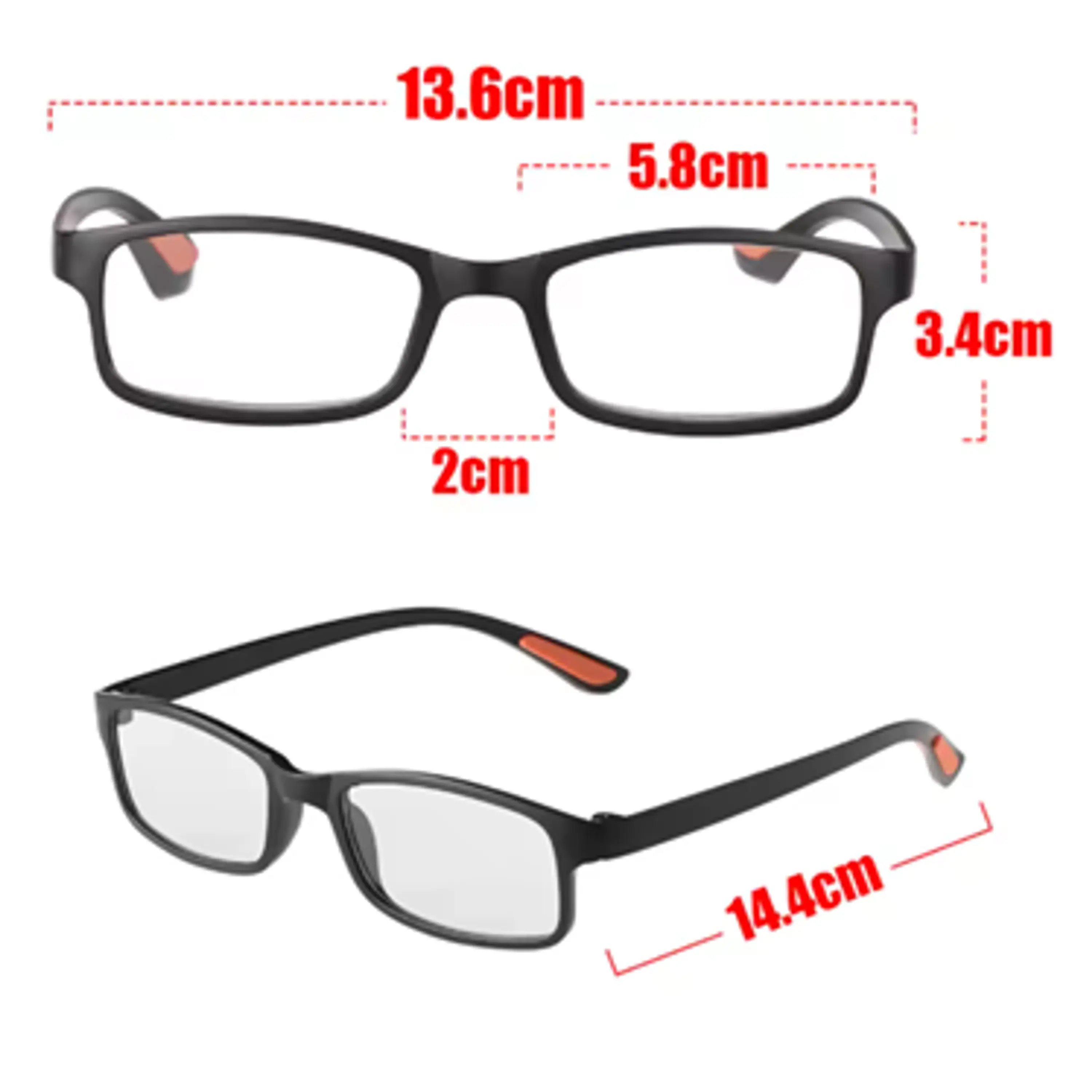 Lunettes de lecture +2 Flexibles et légères - Comme neuves. 2