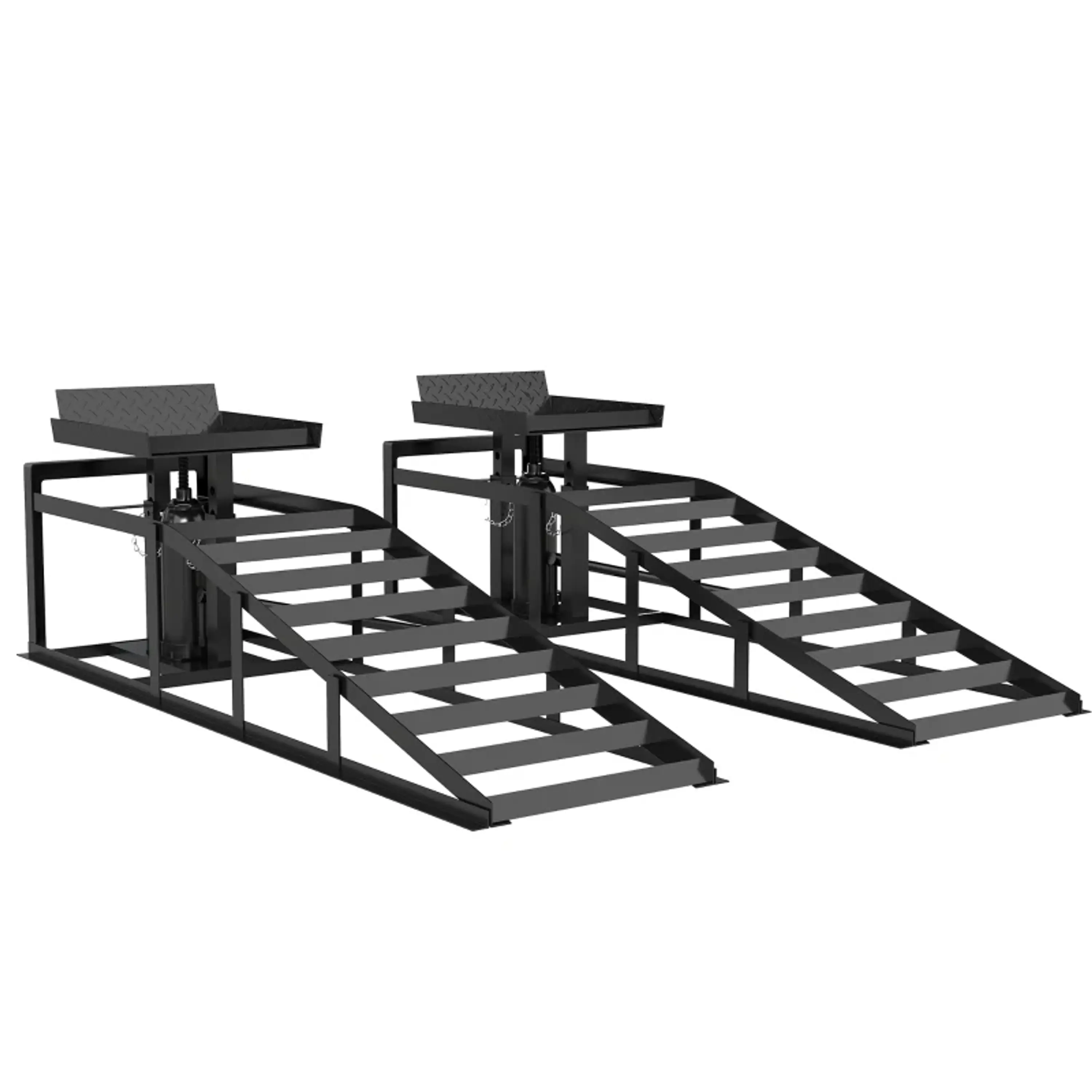 2 Rampas Hidráulicas para Carro, Capacidade 3 toneladas, 1