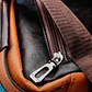 Sac bandoulière pour homme ZEUS London – Similicuir marron - vignette 7