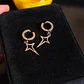 Stainless Steel 4-Point Star Clip-On Earrings (Pair) - thumbnail 6
