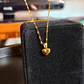 Delicate necklace with a gold heart pendant. - thumbnail 2