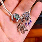 Pulseira Prateada com Charms da Sorte e Proteção - Thumbnail 1