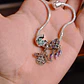 Pulseira Prateada com Charms da Sorte e Proteção - Thumbnail 3