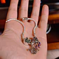 Pulseira Prateada com Charms da Sorte e Proteção - Thumbnail 4