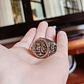 Bague flèche égyptienne vintage – Détail de pharaon et de pièce mythologique (argent vieilli) - vignette 8