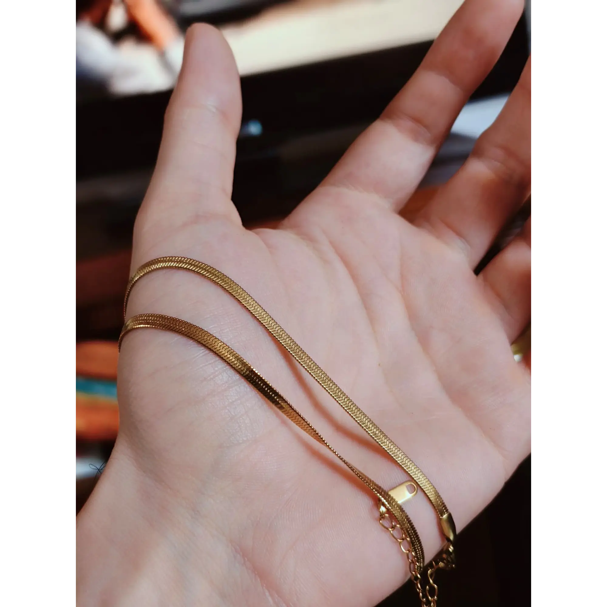 Corrente dourada Malha Cobra: Elegância e Brilho para Qualquer Ocasião 2