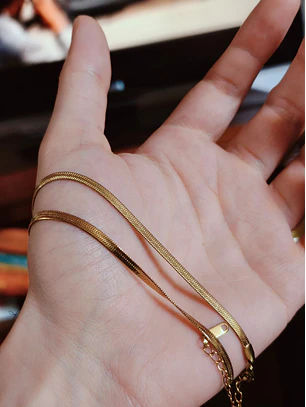Corrente dourada Malha Cobra: Elegância e Brilho para Qualquer Ocasião