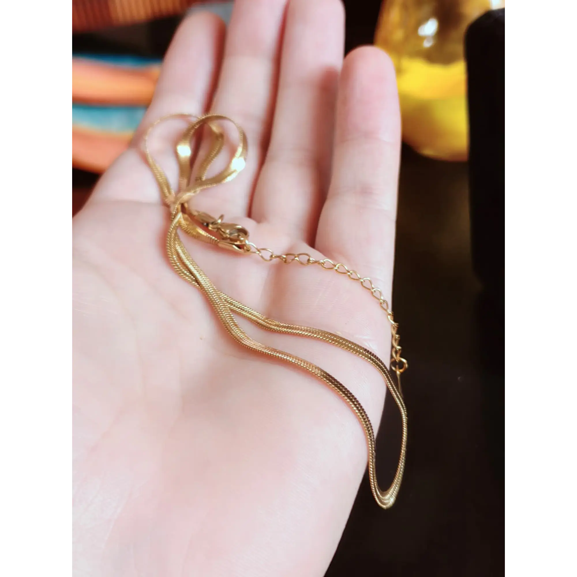 Corrente dourada Malha Cobra: Elegância e Brilho para Qualquer Ocasião 4