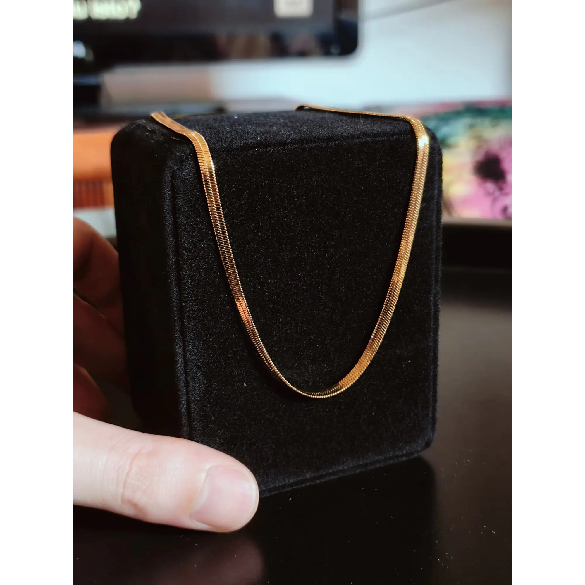 Corrente dourada Malha Cobra: Elegância e Brilho para Qualquer Ocasião 1