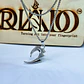 Tribal Claw Pendant Necklace in Stainless Steel, Silver Finish with Cubic Zirconia - thumbnail 5