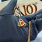 Colar Amuleto Triquetra Celta em Dourado com Pedra Central Vermelha  - Thumbnail 2