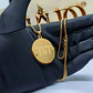 Colar com Medalha Tetragrammaton (Nome Sagrado - IHVH) em Aço Inoxidável Dourado - Thumbnail 2