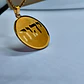 Colar com Medalha Tetragrammaton (Nome Sagrado - IHVH) em Aço Inoxidável Dourado - Thumbnail 7