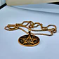 Collier avec médaille tétragramme en acier inoxydable plaqué or – Amulette de protection mystique - vignette 5