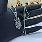 Collier avec pendentif trident ukrainien (Tryzub) en acier inoxydable - vignette 5
