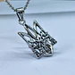 Collier avec pendentif trident ukrainien (Tryzub) en acier inoxydable - vignette 1