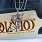 Pendente Espada Gótica com Dragão e Cristal Vermelho – Inclui Corrente - Thumbnail 4